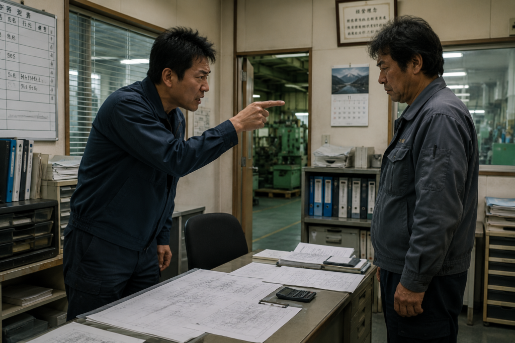 考え方の違いは、静かな話し合いの中ではっきりと表れていきました。